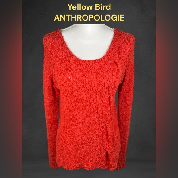 Anthropologie | Yellow Bird Cable Knit Sweater - Picture 1 of 6